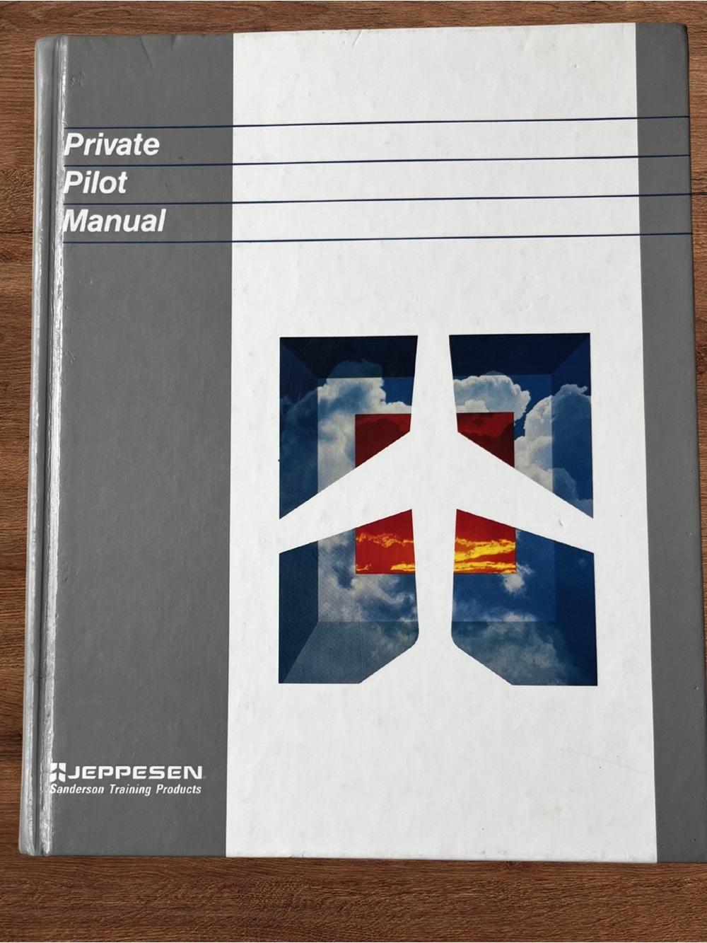 Jeppesen Private Pilot Manual Hardcover Aviation Training Book Flight School